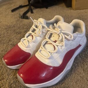 Jordan 11 CMFT Red and White Men's Sneakers